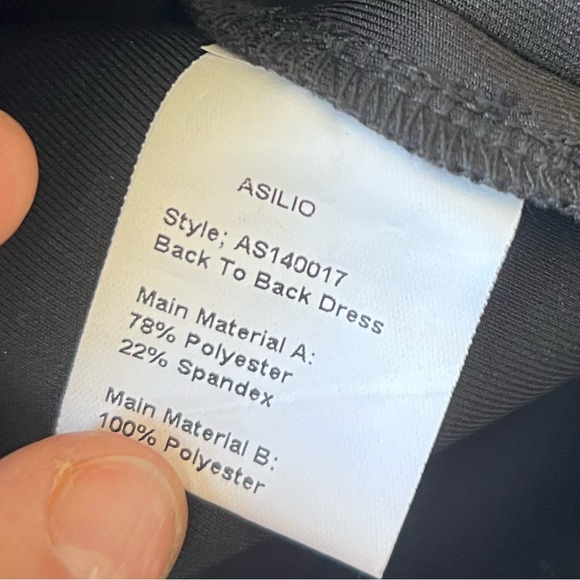 Asilio Back to Back Dress Black XS - Picture 3 of 3